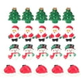 thumbnail image 1 of Minkissy 20 Pieces Assorted Color Buckles for Christmas Shoes Decoration and Craft Materials, 1 of 8