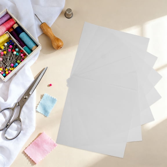 Minkissy 23 x 23 cm Bead Ironing Paper, Smooth White Sheets for Puzzle Beads and Craft Use