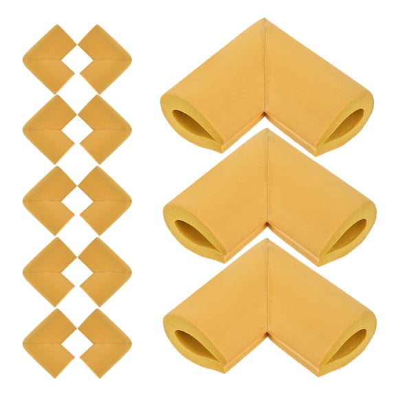 Minkissy 24Pcs Photo Frame Edge Protector Orange Foam for Safe Moving and Professional Packing
