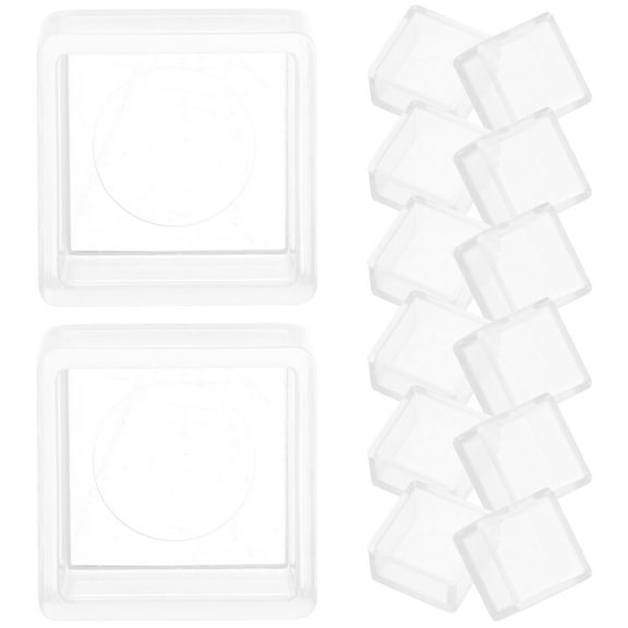 Minkissy 25pcs Easy to Clean Plastic Watercolor Palette Empty for Art Creation