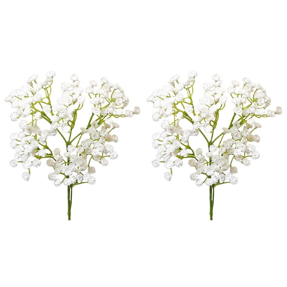 Minkissy 2Pcs Artificial Flower Gypsophila Decor For Wedding Items And Home Soft Furnishing