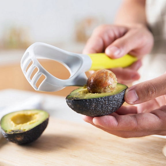 Minkissy 2Pcs Avocado Masher Tool With Cutter Slicer For Healthy Eaters