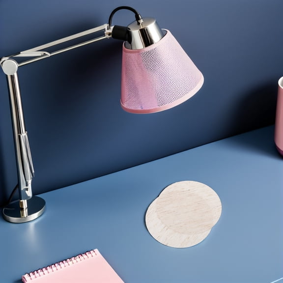 Minkissy 2Pcs Beige Cloth Lamp Shade Diffuser with Easy Installation for Ceiling Fan and Pendant Lighting