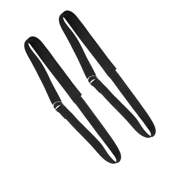 Minkissy 2-Pack Yoga Belt Straps for Fitness Training, Stretching, Pilates, and Multi-Purpose Exercise Support