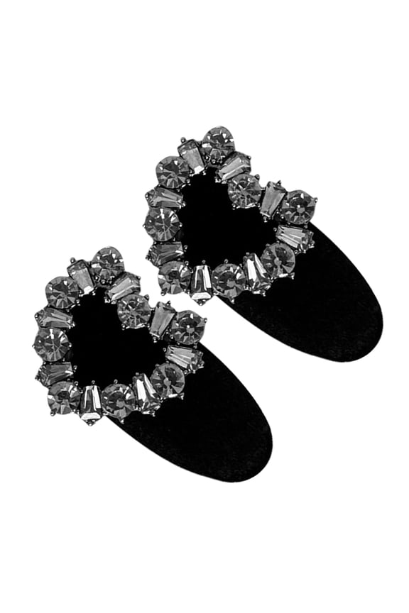 2Pcs Cute Fashion Hair Clips Black Hair Accessories for Girls Birthday Parties