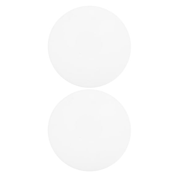 Minkissy Frosted White Acrylic Ceiling Light Diffuser Panel 27cm Diameter 2 Pieces