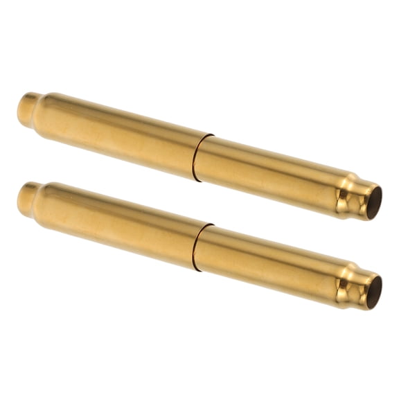 Minkissy 2-Pack Stainless Steel Adjustable Toilet Paper Holder Rods with Spring Roller Replacement Parts