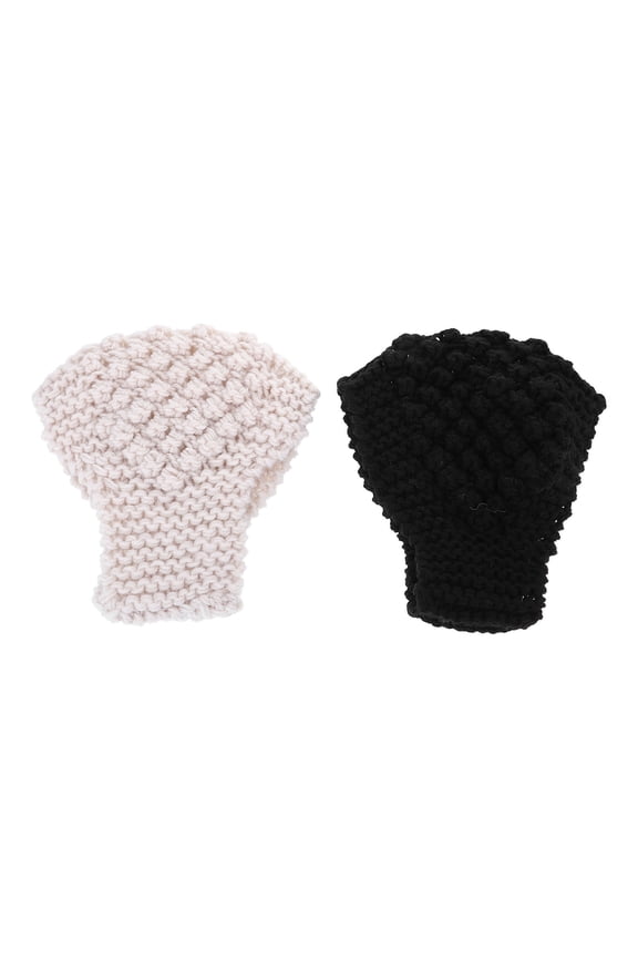2Pcs Knit Ear Band Covers Winter Head Wraps Warm Hair Accessories for Casual Winter Use