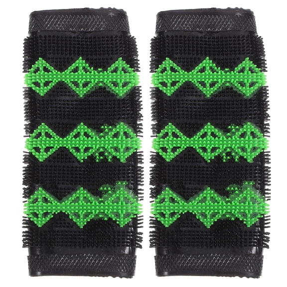 Minkissy 2Pcs Motorcycle Handlebar Grip Replacement Black Rubber Anti Slip Comfortable