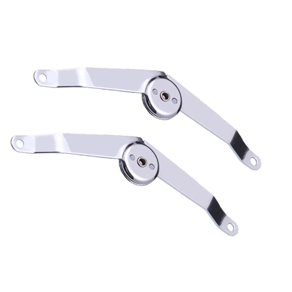 Minkissy 2-Pack Metal Plated Hinges for Luggage Boxes, Practical Replacement Hardware for Suitcases and Travel Cases