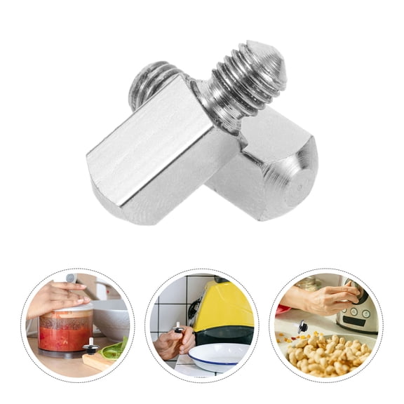 Minkissy Set of 2 Stainless Steel Replacement Drive Couplings for Blender Kitchen Appliance Parts Accessories