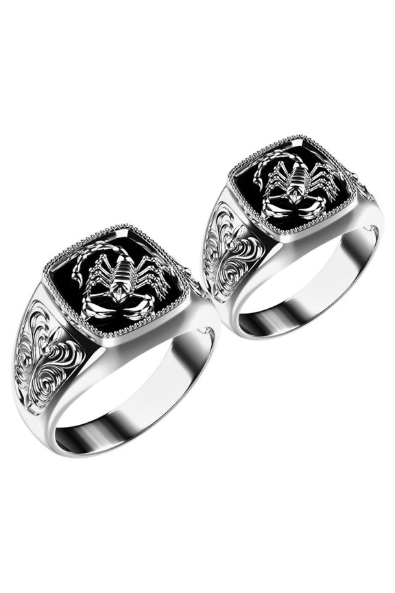 2Pcs Scorpion Men Multi Color Design Durable Material Statement