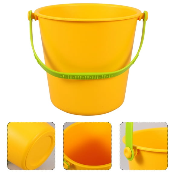 Minkissy 2Pcs Small Pail Lightweight Design Plastic Bucket For Family Activities