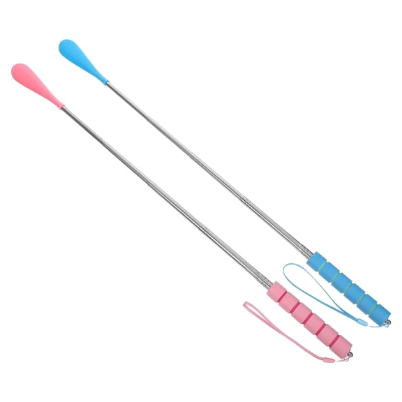 Minkissy 2Pcs Stainless Steel Shoe Horn Set with Retractable Design for Travel and Home Use, and Portable