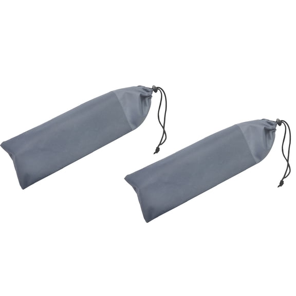 Minkissy 2Pcs Tent Stakes Storage Bag Portable Oxford Fabric Outdoor Container for Tent Nails and Small Hammers