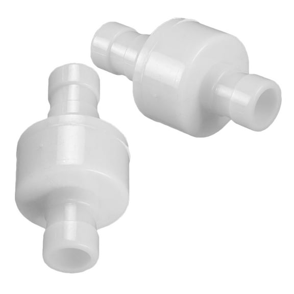 Minkissy 2Pcs Water Hose Check Valve White Plastic for Water Dispenser Anti Backflow Protection