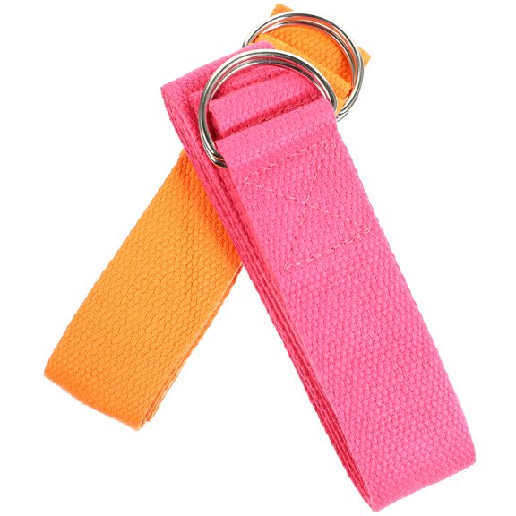 Minkissy 2-Pack Stretching Straps for Yoga, Pilates, Physical Therapy, and Beginner Flexibility Training Exercises