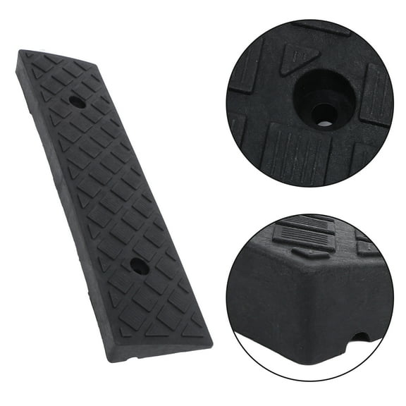 Minkissy 2-Piece Plastic Non- Ramp Set for Doorways and Driving Road