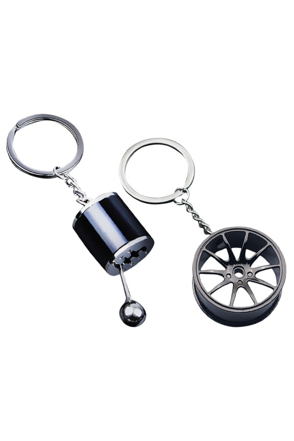 2pcs Keyrings For Car Keys Metal Keyring Practical Design Gifting for Women