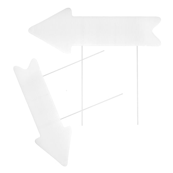 Minkissy 2pcs Detachable Plastic Yard Stakes for Weddings Outdoor Decor Garden Parties and Event Decorations