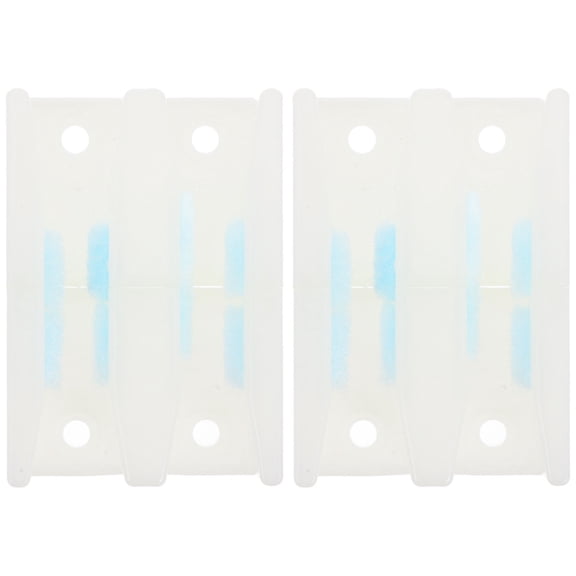 Minkissy 2pcs Sliding Door Hardware Kit with Precision Glass Door Wheels and Bottom Guide for Smooth and Easy