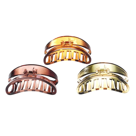 Minkissy 3 Pcs Hair Accessories for Women Cute Hair Claw Clips Daily Use Bright Color