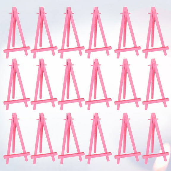Minkissy 30- Plastic Frame Easels for Photo Frames and Tabletop Displays, and Lightweight Stand