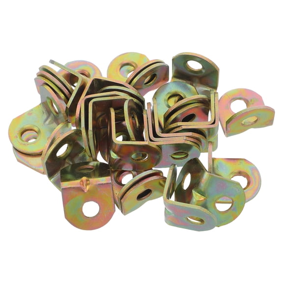 Minkissy 30pcs Heavy Duty L Bracket Shelf Supports Metal Projects and Home Improvement