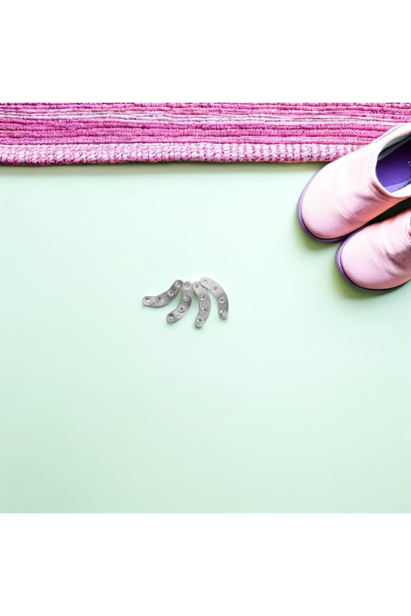 3 Pairs Metal Heel Protectors Shoe Heel Repair Plates for Hiking Boots Outdoor Shoes Accessories