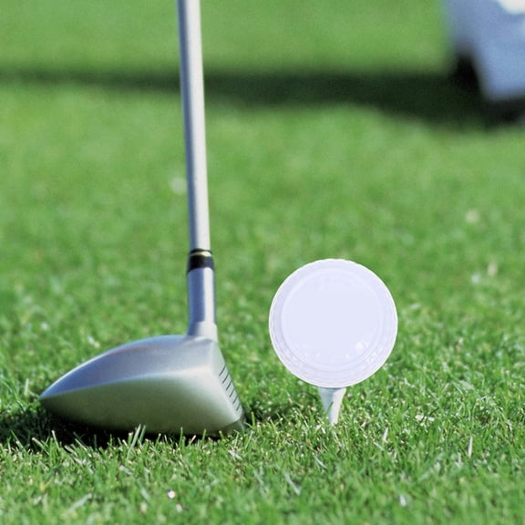 Minkissy 3Pcs Flat Golf Balls Training Equipment for Improving Putting Skills and Correcting Errors