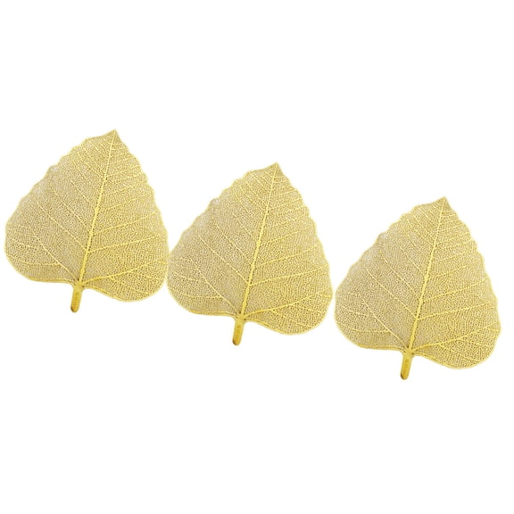 Minkissy 3Pcs Leaf Shaped Tea Filter Stainless Steel Sifter for Tea Lovers and Friends Use