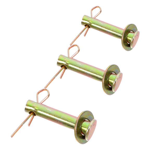 Minkissy 3Pcs Metal Hitch Pins with Quick Locking Mechanism for Trailer and Ceiling Fan Pulley