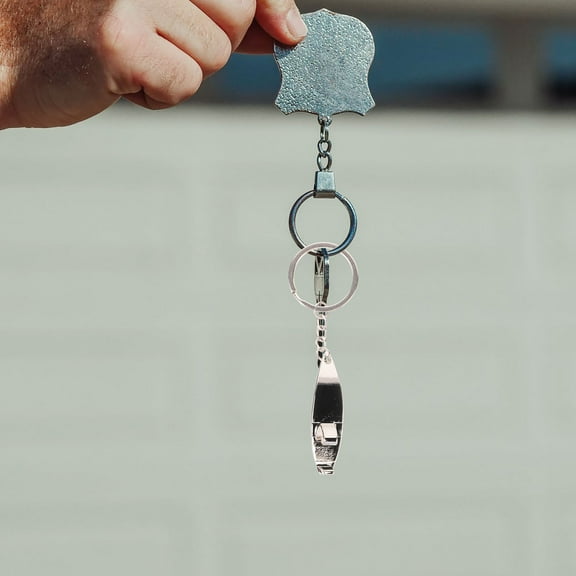 Minkissy 3-Pack Metal Keychains with Bottle Opener Surfing Design, 4.3×1.3×0.4in Accessories for Keys and Outdoor Use