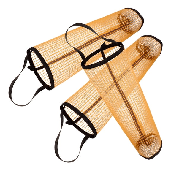 Minkissy 3Pcs Nylon Mesh Storage Tennis Bag Ball Storage Daily Use