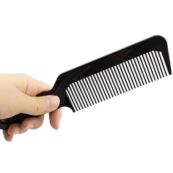 Minkissy 3Pcs Wide Teeth Plastic Hair Comb Black Anti Static Comb for Headache Relief