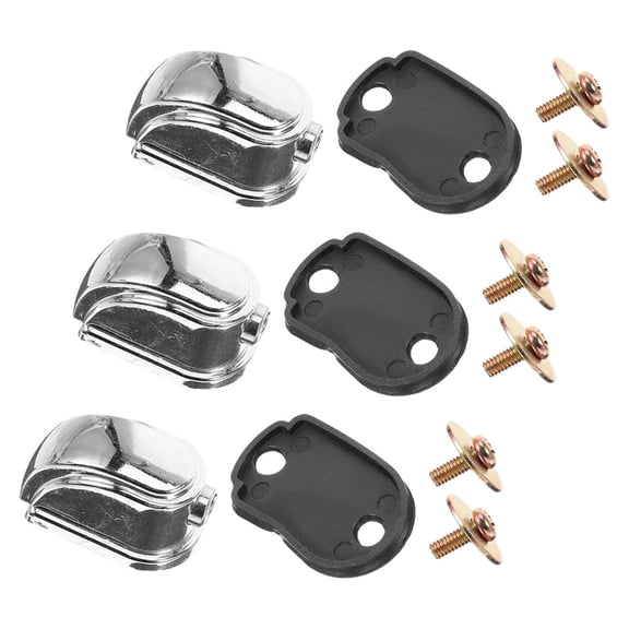 Minkissy 3-Pack Metal Drum Lugs for Musicians, Perfect for Music Teaching, Live Shows, and Drum Repair Accessories