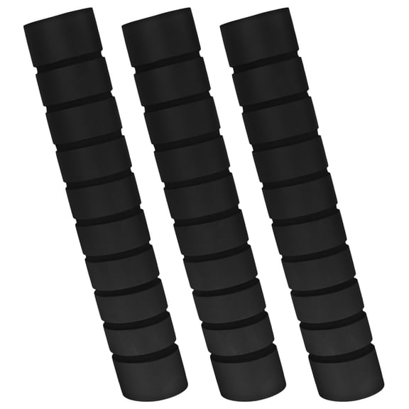 Minkissy Set of 3 Black Sponge Covers for Pull-up Bars, Protective Grip Pads for Gym Workouts and Athletic Training