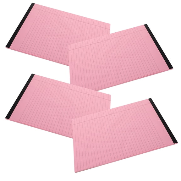 Minkissy 4-Pack A4 Horizontal Lined Notepads for Office and Study Writing Pads Work Notebooks
