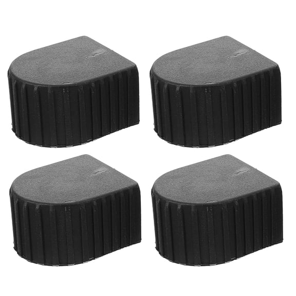 Minkissy 4Pcs Ladder Topper Caps Black Plastic for Stabilization with Telescopic Ladders