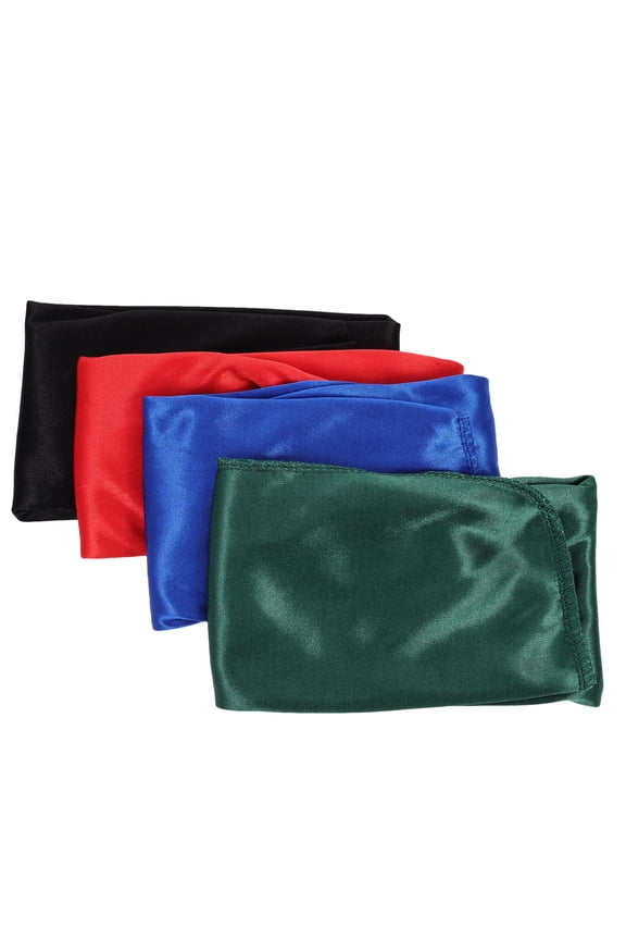 4Pcs Long Tail Do Rag Head Wrap for Men Assorted Colors Lightweight Breathable Hat