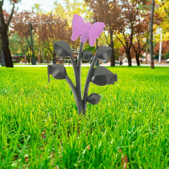 Minkissy 4Pcs Plastic Garden Fence Panels Decorative Landscape Border for Patio Garden and Courtyard