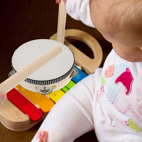 Minkissy 4Pcs Round Edges Maple Rhythm Sticks Practical for Professional Musicians