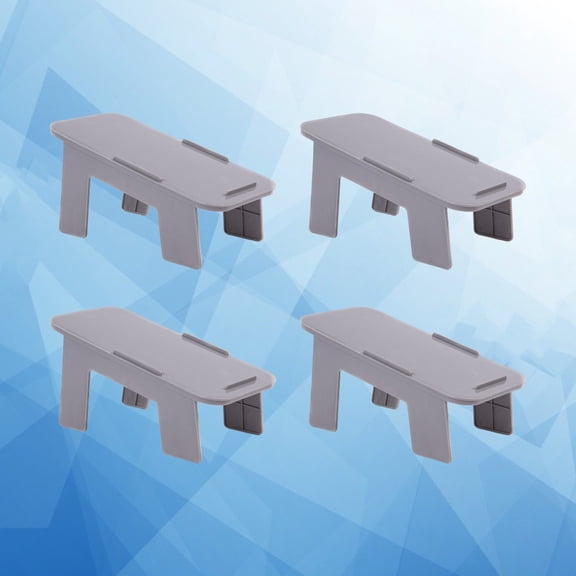 Minkissy Shoe Organizers PP Grey 4Set