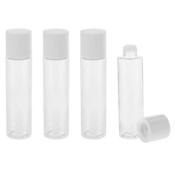 Minkissy 4Pcs Travel Bottles Refillable Dispenser Storage For Lotion Containers Skincare Products 17.2X1.6X1.6in