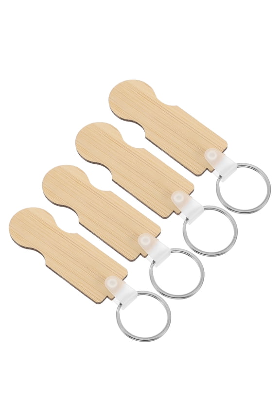 4-Piece Key Chain Holder Set for Cart Keys, Everyday Use, Gifts for Friends, and Trendy Accessories