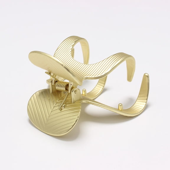 Minkissy 4pcs Hair Clamps Jaw Clip Alloy Simple Design Hair Accessories for Girls Decoration