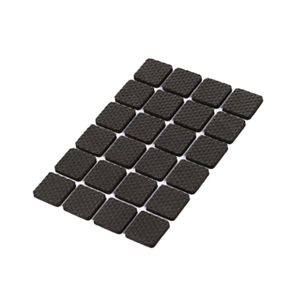 Minkissy 4-Pack Black Rubber Furniture Grippers Anti- Pads Floor Protectors for Home and Office Use