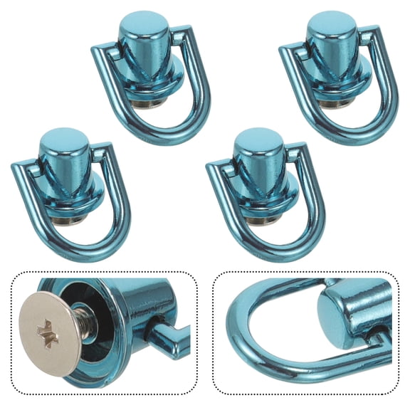 Minkissy 4-Pack Zinc Alloy Rivets for Crafting, Jewelry Making, Scrapbooking Accessories