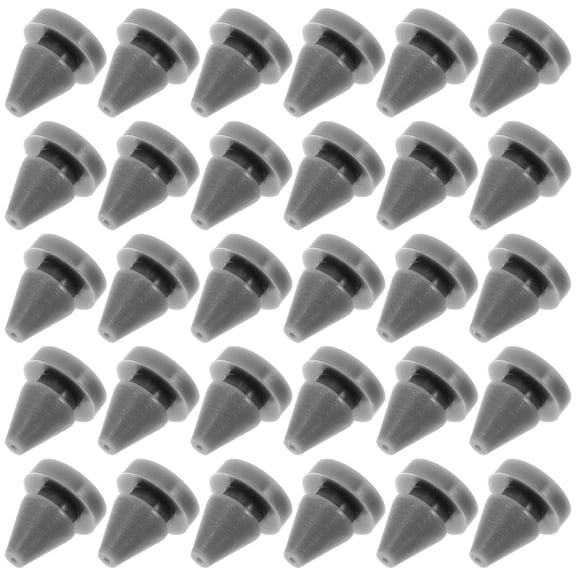 Minkissy 50-Pack Dark Grey Silicone Door Bumpers for Impact , Commercial and Home Use, and Easy to Install