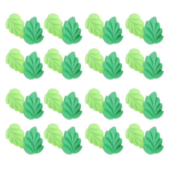 Minkissy 50Pcs Versatile Leaf Thumb Tacks for Memo Notes Photo Boards Office Use Decorative Pushpins
